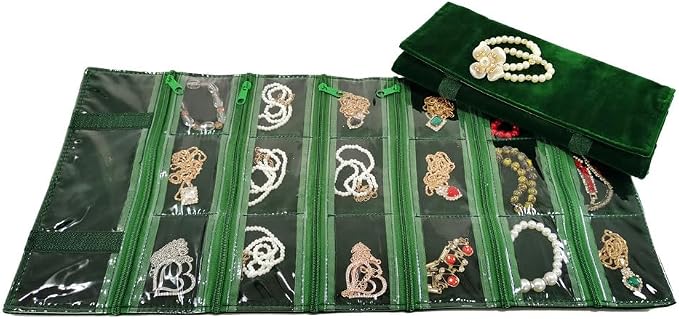 Travel Jewelry Roll Bag Portable Organizer Pouch - Image 6