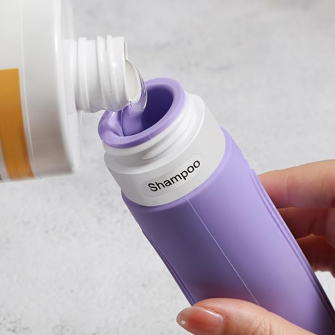 Travel Bottles for Toiletries, 5 Pack TSA Approved Travel Size Containers - Image 3