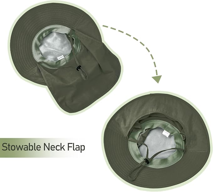 Fishing Hat Breathable Wide Brim Sun Hats - Image 4