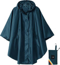 SaphiRose Unisex Rain Poncho Hooded Waterproof Raincoat by SaphiRose