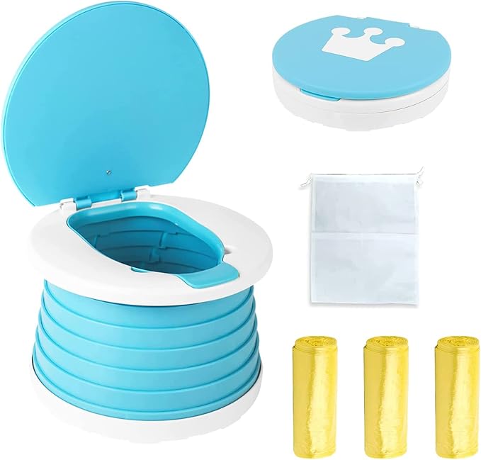 Travel Potty for Toddler, Portable and Foldable Toilet, Apply to Seat Emergency by SunnySmile