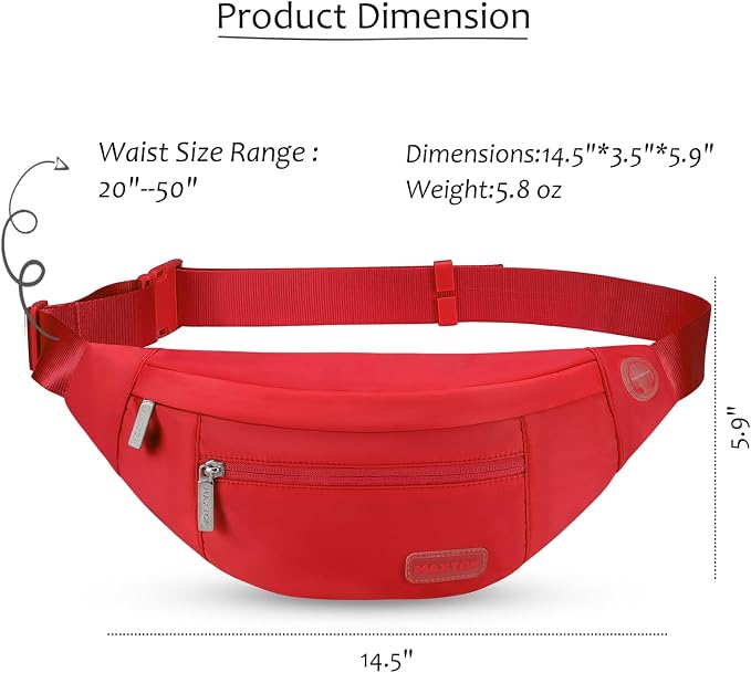 MAXTOP Large Crossbody Fanny Pack - Image 5