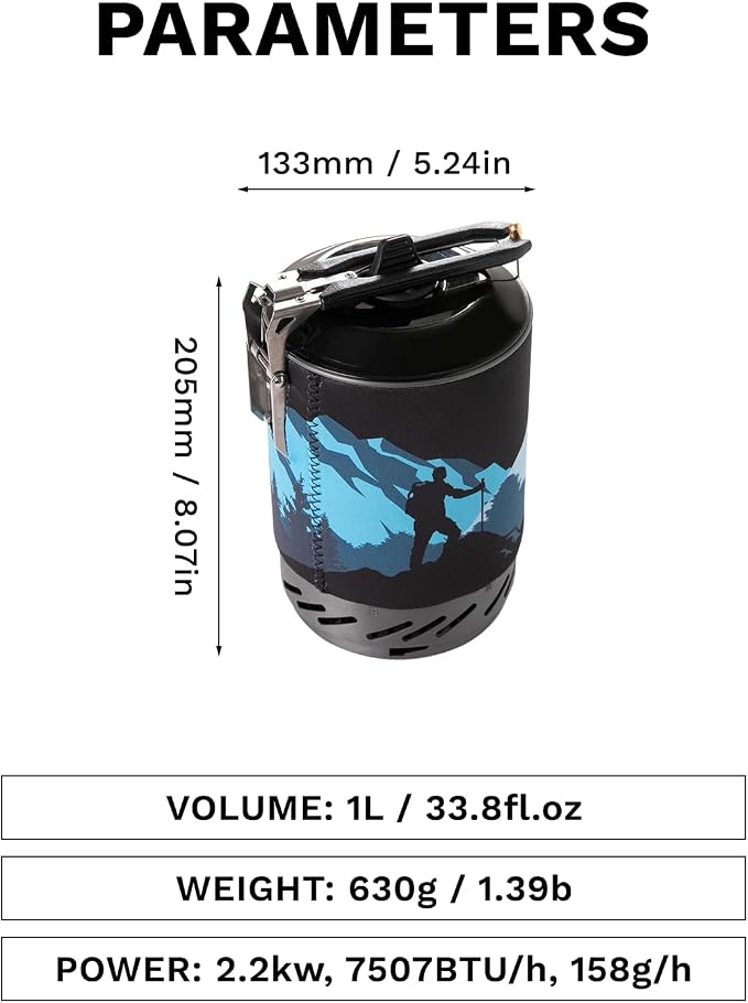 Fire-Maple Fixed Star X2 Backpacking and Camping Stove System Outdoor Propane - Image 4