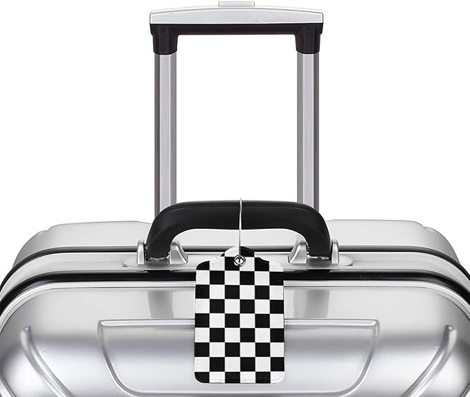 2 Pack Luggage Tags for Suitcase, Name ID Label and Metal Loop for Women Men - Image 5