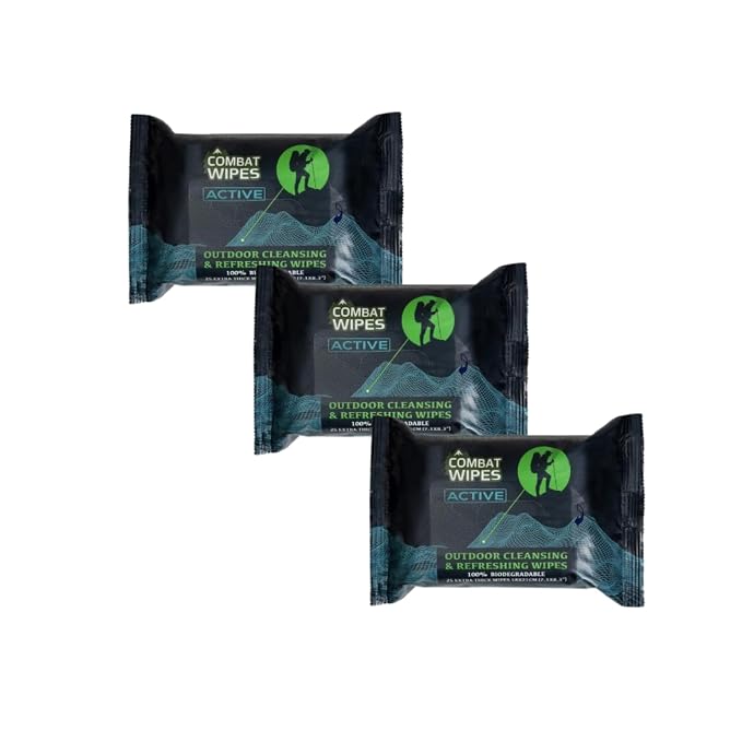 Combat Wipes ACTIVE Outdoor Wet Wipes by CombatWipes