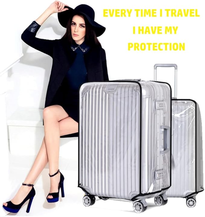 Clear PVC Luggage Cover Protectors - Image 7