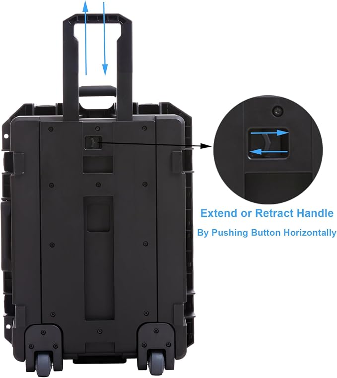 Waterproof Hard Case, Equipment Rolling Hard Case - Image 7
