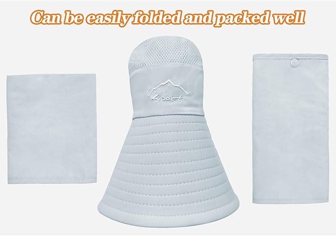 Sun Hats for Men Women Fishing Hat UPF 50+ Breathable Wide Brim Summer UV - Image 3