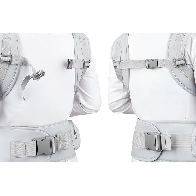 Bebamour Baby Carrier with Hip Seat, All-Position Breathable Mesh Hip Seat & - Image 6