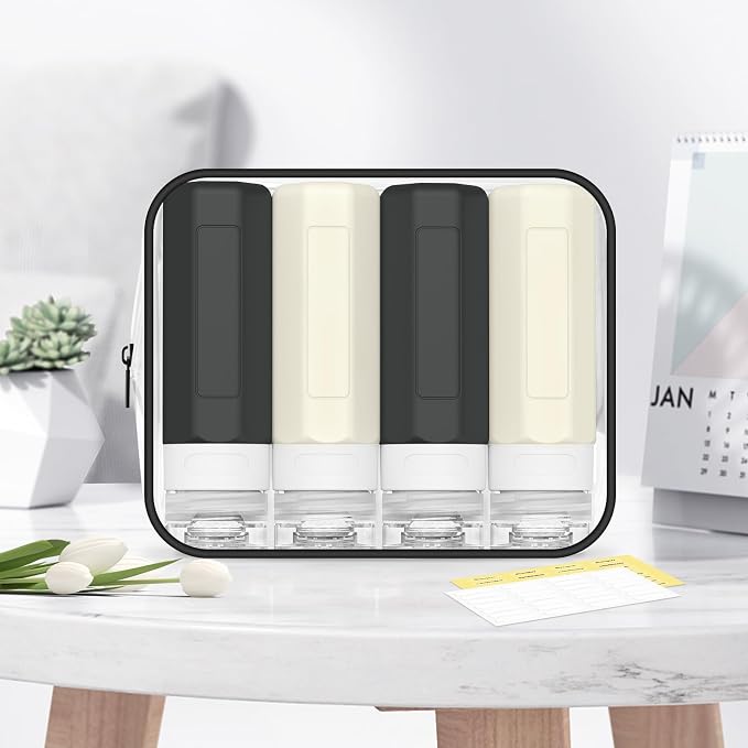 Redfly Travel Bottles for Toiletries, 3oz Tsa Approved Travel Size Containers - Image 7
