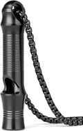TISUR Titanium Emergency Whistle, EDC Safety Whistles Necklace Loud up to 120db by TISUR