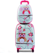 HONEY JOY Kids Luggage, 12” Travel Backpack & 16” Hard Shell Toddler Suitcase by HONEYJOY
