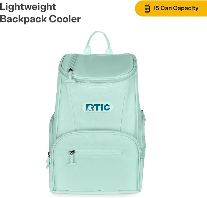 RTIC 15 Can Lightweight Backpack Cooler Soft Insulated Portable Bag - Image 2