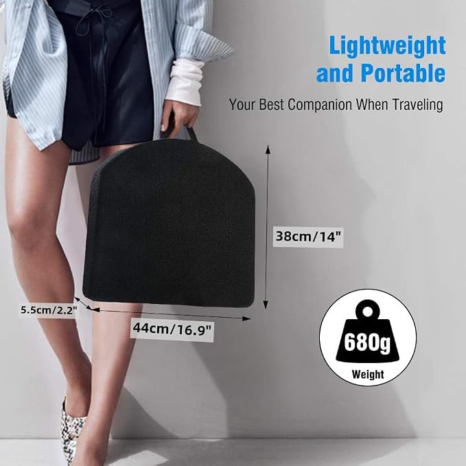 Tsumbay Memory Foam Seat Cushion, Office Soft Seat Cushion - Image 2