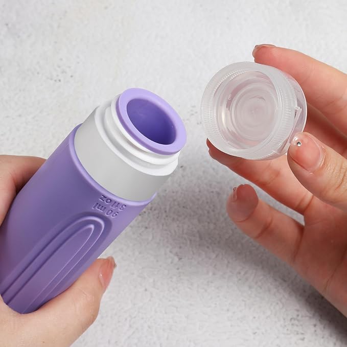 Travel Bottles for Toiletries, 5 Pack TSA Approved Travel Size Containers - Image 2