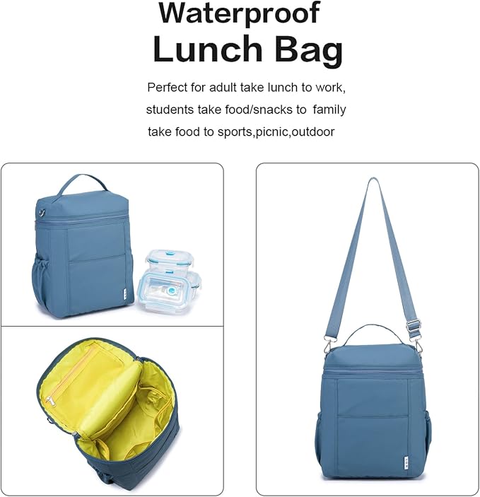 NOL Natural Organic Lifestyle Insulated Lunch Bags - Image 4