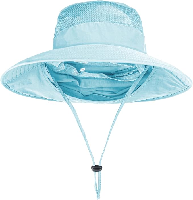 Sun Hats for Men Women Fishing Hat UPF 50+ Breathable Wide Brim Bucket Hats - Image 2
