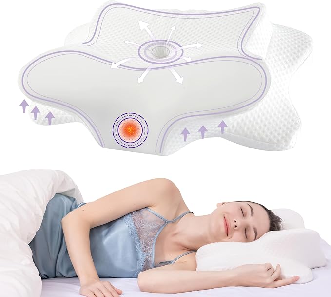 Cervical Neck Pillow for Sleeping, Cervical Pillow for Neck Pain Relief by TECBOT
