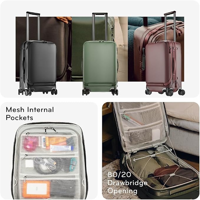Peak Design Roller Pro Carry-On, Expandable Small Suitcase - Image 3