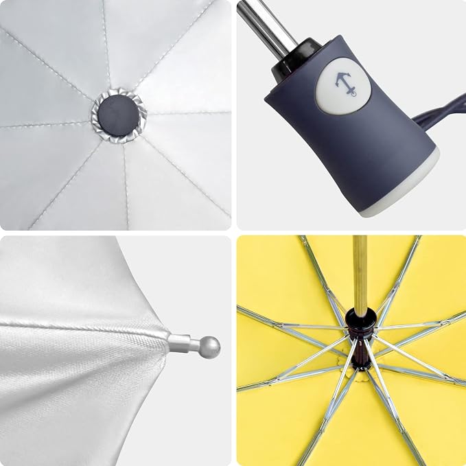 Cuby UV Sun Umbrella Compact Folding Umbrella lightweight Portable Manual - Image 3