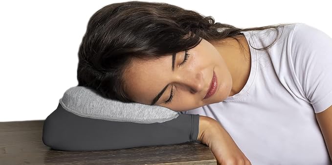 Arm Pillow, Portable Travel Memory Foam Pillow, Ultra Slim and Comfortable by SleepySleeves