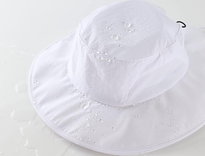 Home Prefer UPF50+ Mens Sun Hat Wide Brim Fishing Hat - Image 3