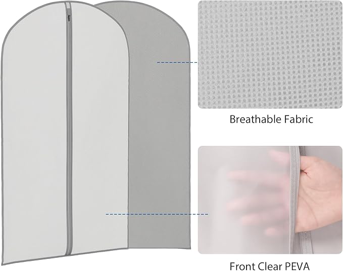 Zilink Breathable Fur Coat Suit Bags - Image 4