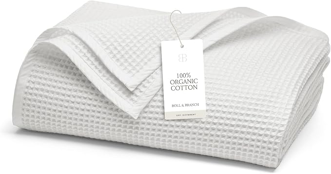 BOLL & BRANCH Waffle Bed Blanket by BollBranch