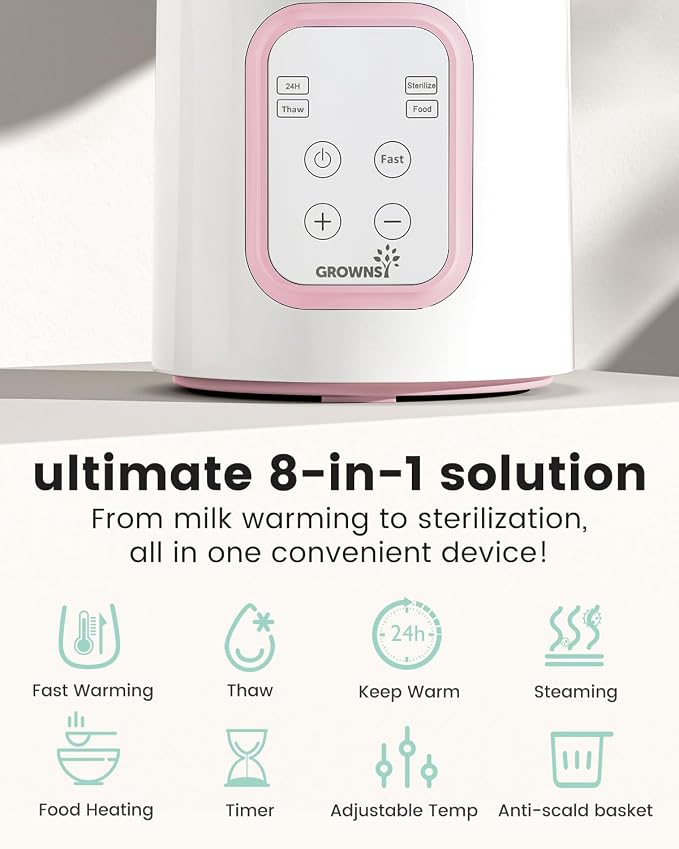 GROWNSY Bottle Warmer, Fast Baby Bottle Warmer - Image 3