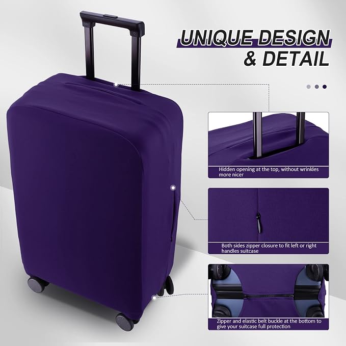 Travel Luggage Cover Suitcase Protector Scratch-Resistant Fit 19-31 Inch - Image 3