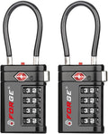 Forge TSA Approved Luggage Locks 4 Digit Combination TSA Travel Locks by Forge