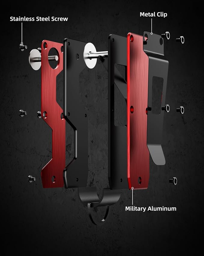 Key Organizer Compact Key Holder Metal Key Chain Minimalist key case key holder - Image 2