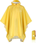 ANYOO Hooded Rain Poncho for Adults Waterproof Lightweight Rain Coat for Men by Anyoo