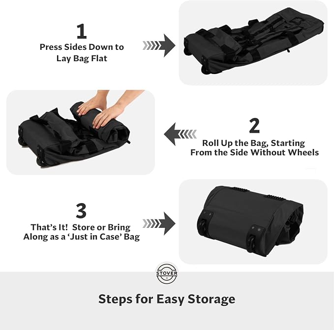 STOVER 100L Rolling Duffel Bag - Image 6
