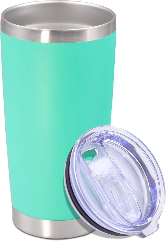 20 oz Tumbler with lid Double Wall Vacuum Insulated Tumblers Stainless Steel by Providethebestproducts