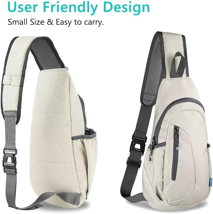 TITECOUGO Small Sling Bag, Lightweight Crossbody Backpack - Image 3