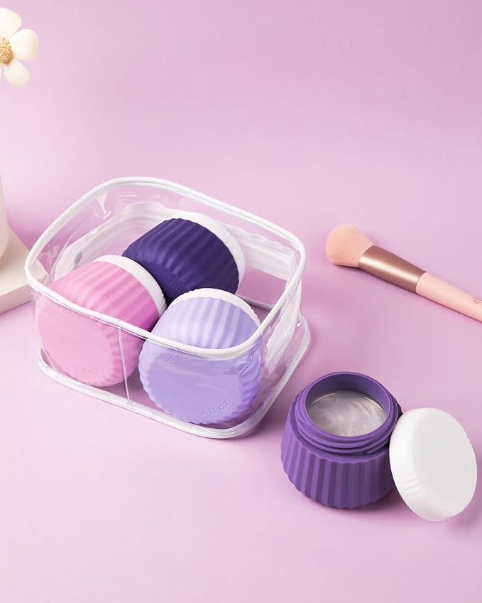 Travel Containers for Toiletries 4 Pack, TSA Approved Travel Size Toiletries - Image 6