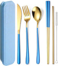 AARAINBOW 6 Pieces 18/8 Stainless Steel Flatware Set Portable Reusable Cutlery by AARAINBOW