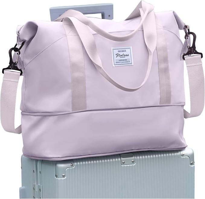 Travel Duffel Bag, Sports Tote Gym Bag, Shoulder Weekender Overnight Bag by WONHOX