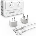 ALLWEI 220V to 110V Travel Voltage Converter us to Europe, Step Down Converter by ALLWEI