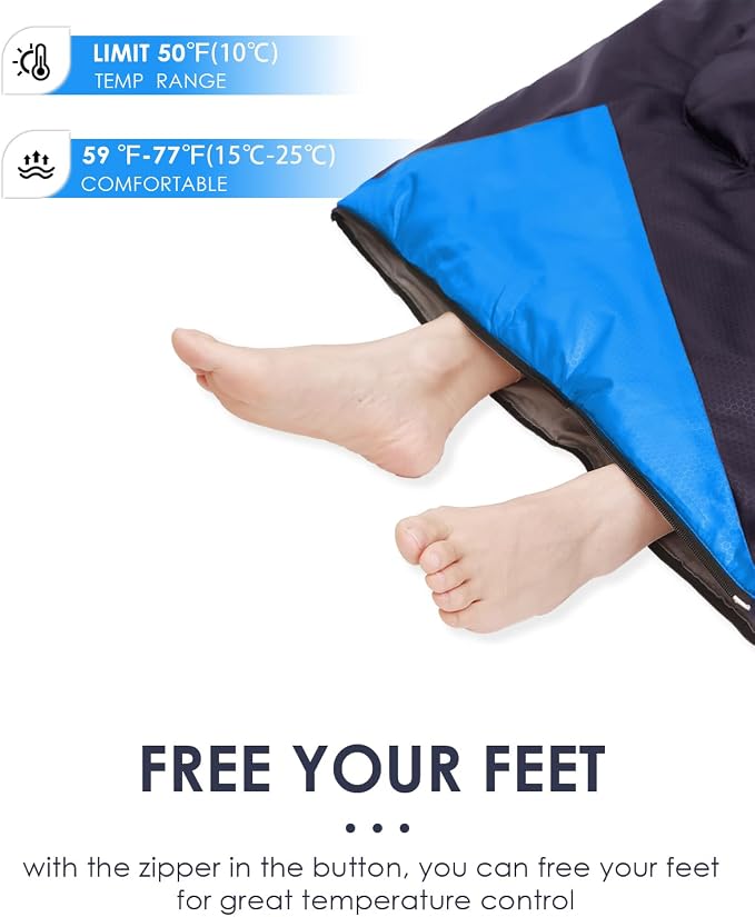 Sleeping Bags for Adults Backpacking Lightweight Waterproof- Cold Weather - Image 6