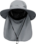 PFFY Sun Bucket Hats for Men Women 3” Wide Brim UPF 50+ Fishing & Beach Hat by PFFY