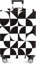 ANNA QUEEN Geometric Minimalist Luggage Cover, Suitcase Protector by ANNAQUEEN