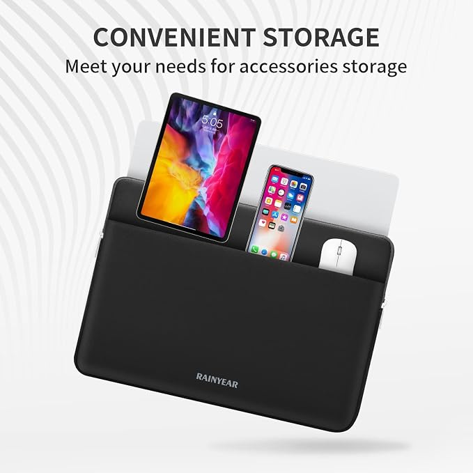 RAINYEAR Laptop Sleeve Case 15.6 Inch, Protective Portable Case - Image 4
