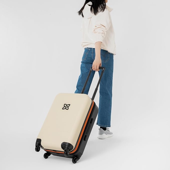 Sherpani Meridian, 22 Inch Carry On Luggage Airline Approved, Rolling Hardside - Image 7