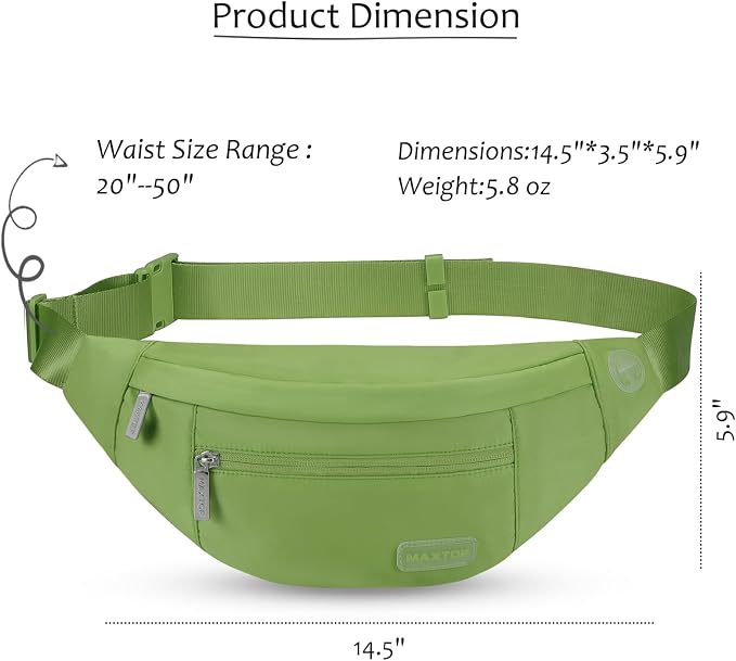 MAXTOP Large Crossbody Fanny Pack - Image 5