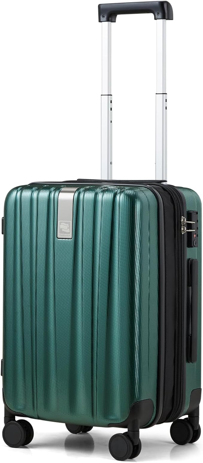 Hanke 20 Inch Expandable Carry on Luggage 22x14x9 Airline Approved Lightweight by Hanke