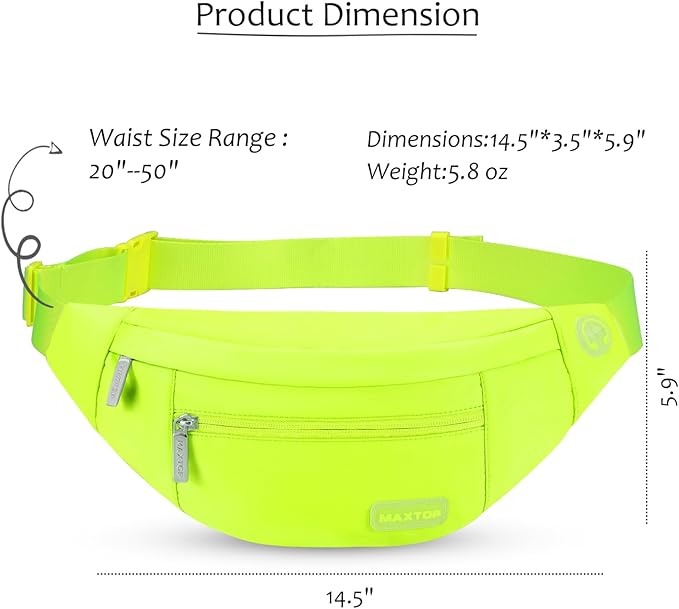MAXTOP Large Crossbody Fanny Pack - Image 5