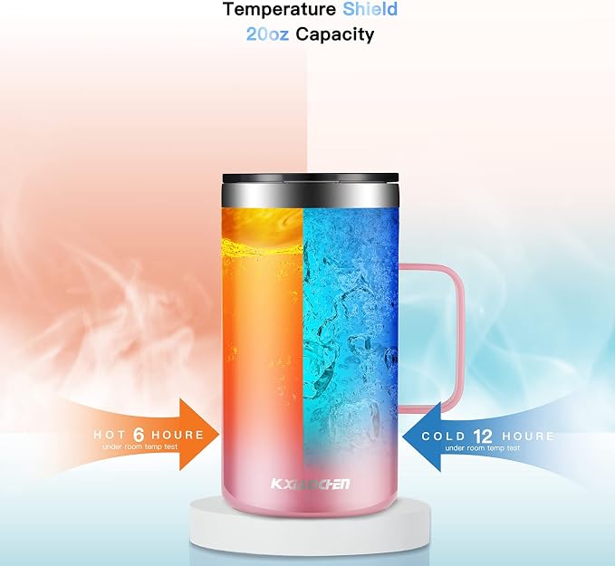 KXIAOCHEN 20oz Insulated Coffee Mug - Image 5