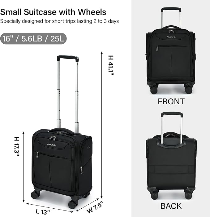 Hanke Underseat Carry On Luggage - Image 2